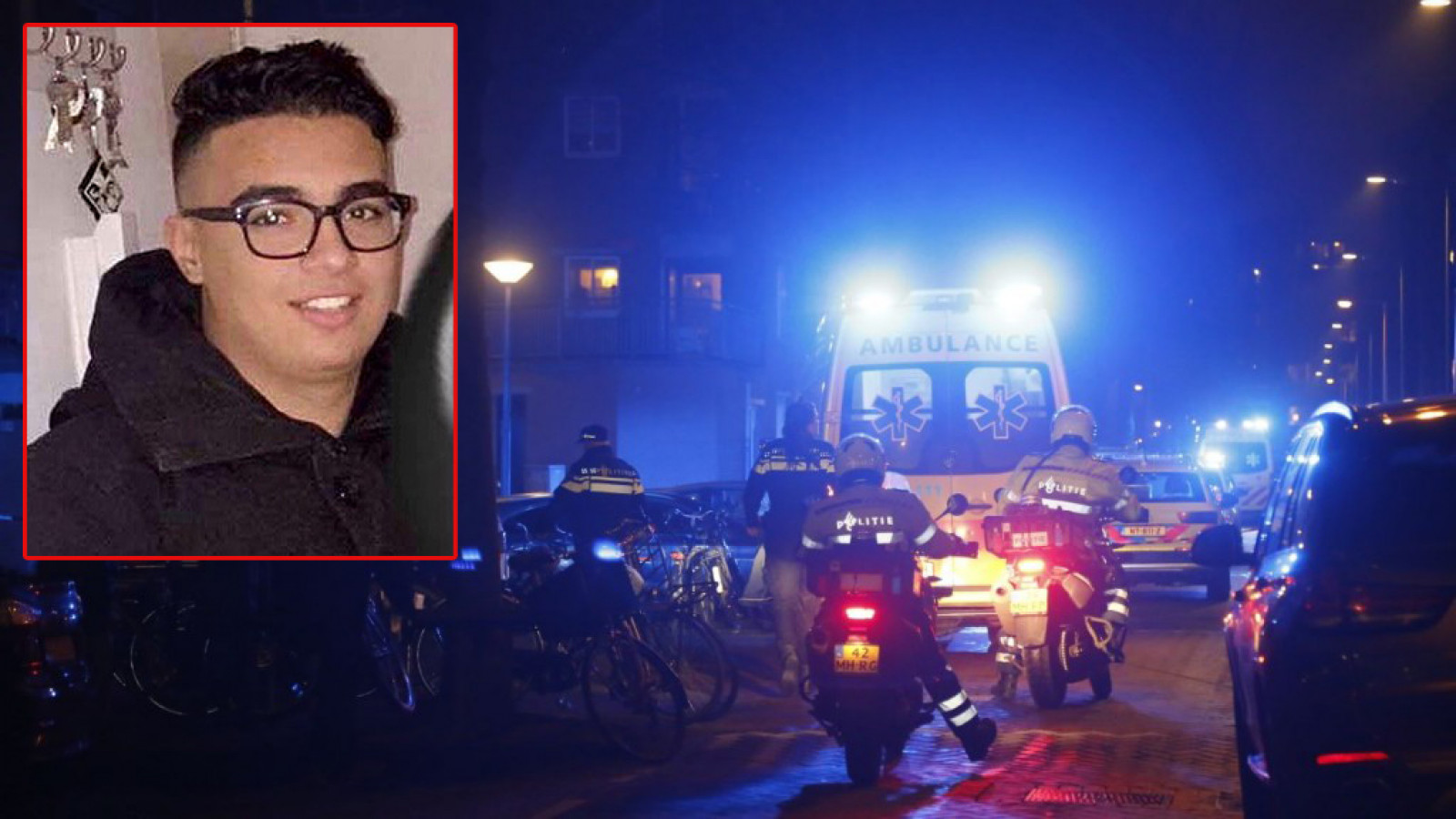 Foto van het 17-jarige slachtoffer Mohamed Bouchikhi