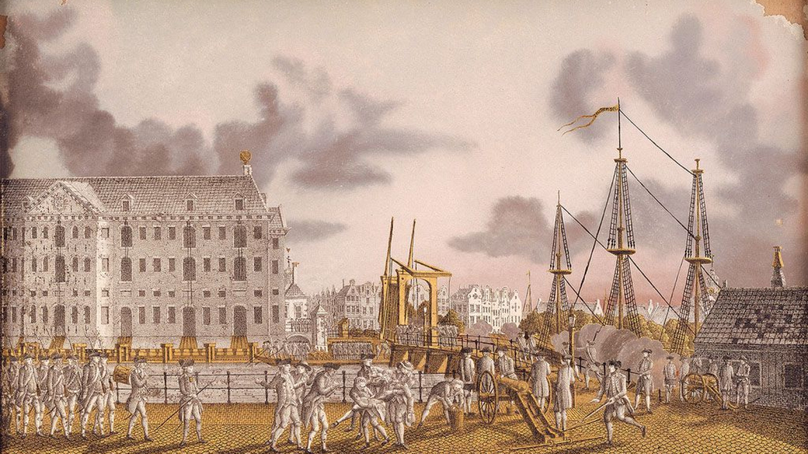 Strijd bij de Kattenburgerbrug op 30 mei 1787