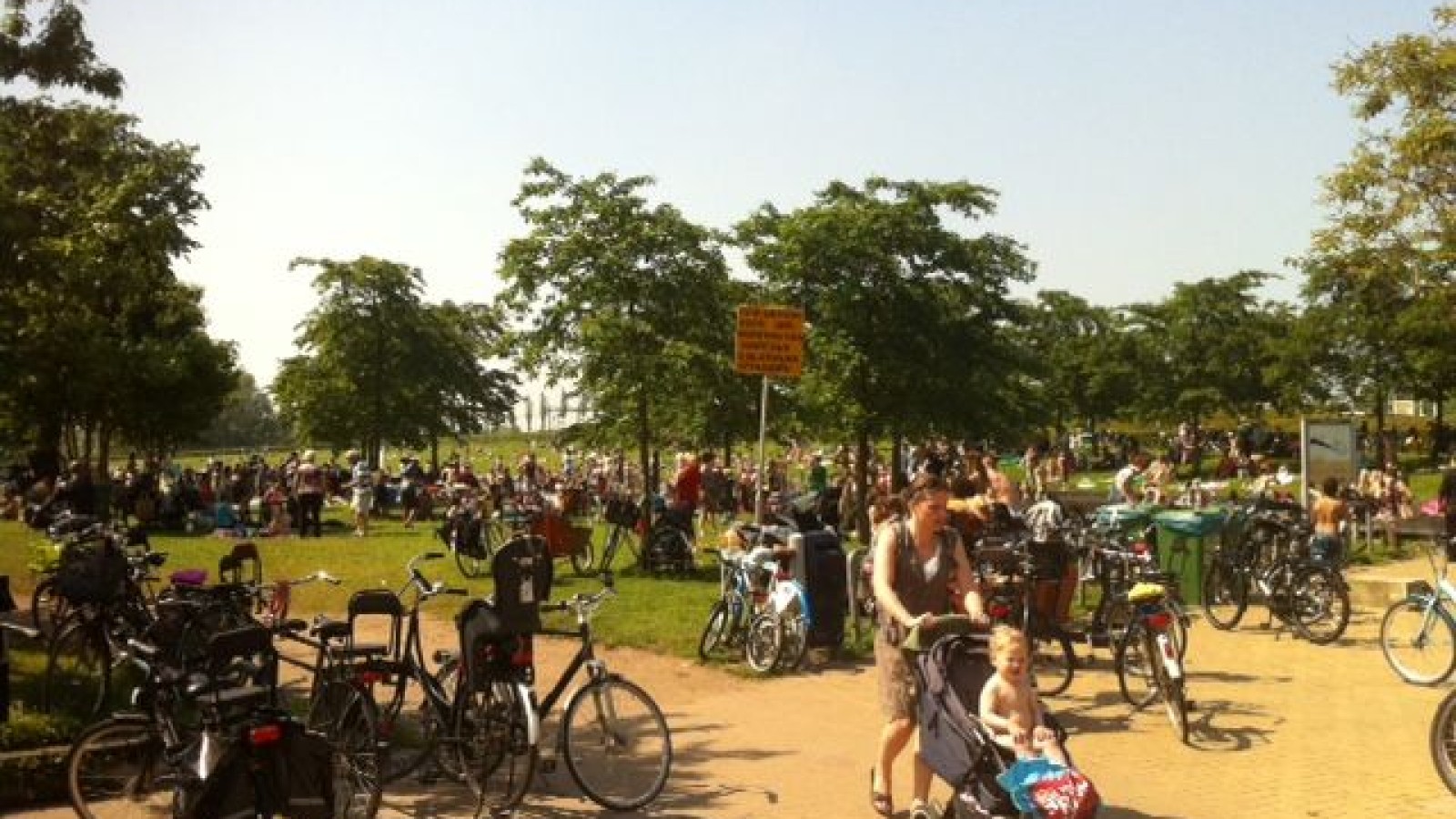 LET OP!! OUDE IMAGE: Westerpark zomer park warm hitte