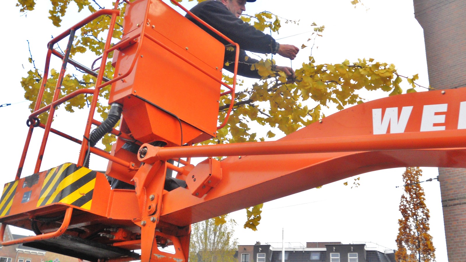 Javastraat toont oudwest echte kerstverlichting AT5