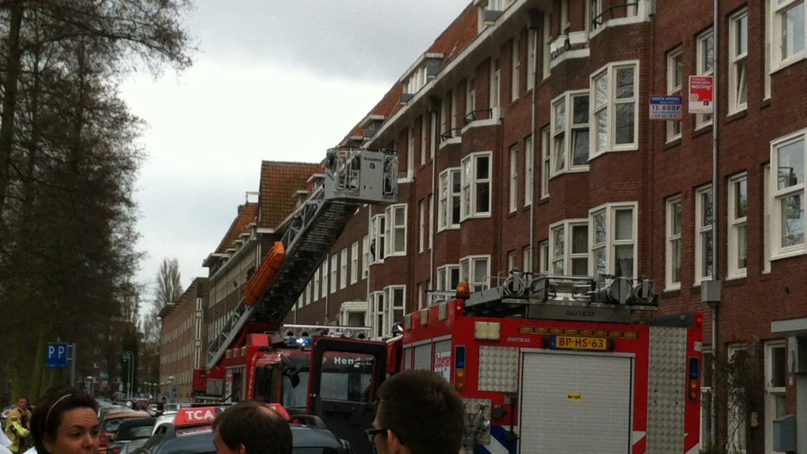 Brand in woning Admiralengracht