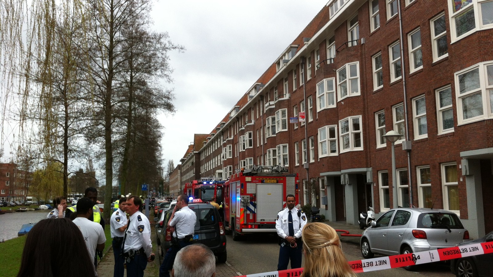 Brand in woning Admiralengracht