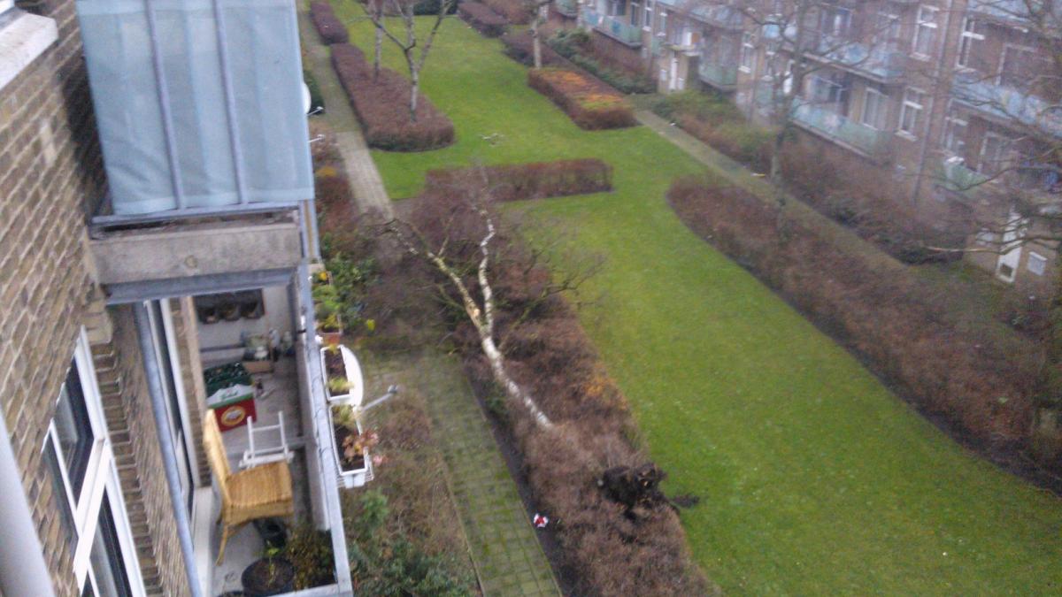 Stad heeft niet veel last van storm - AT5