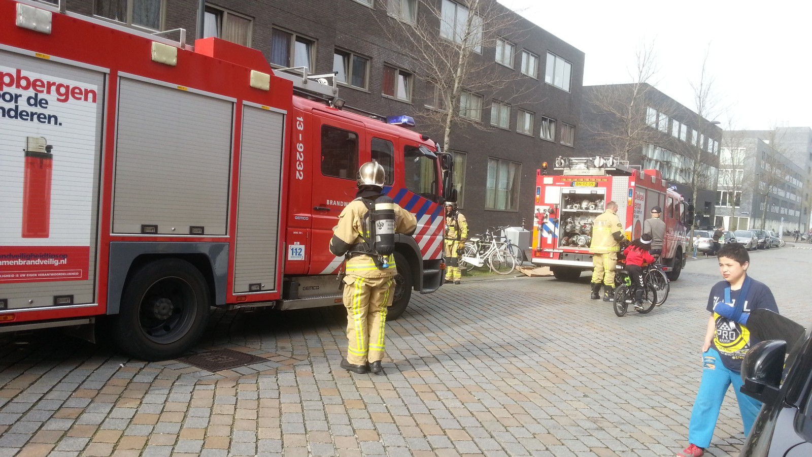 Brandweer in de kiekstaat #ijburg