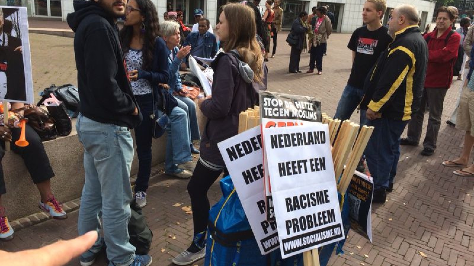 Zwarte Piet-betogers wilden burgemeester spreken