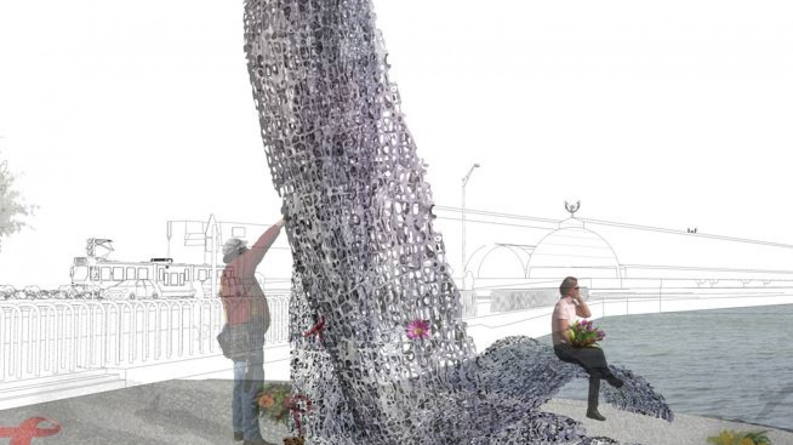 Publiek mag stemmen op ontwerp aids-monument