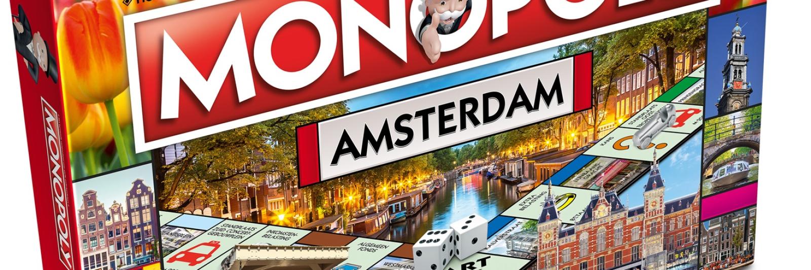 Pijlpunt seinpaal Mijlpaal Amsterdam krijgt eigen Monopoly-editie - AT5