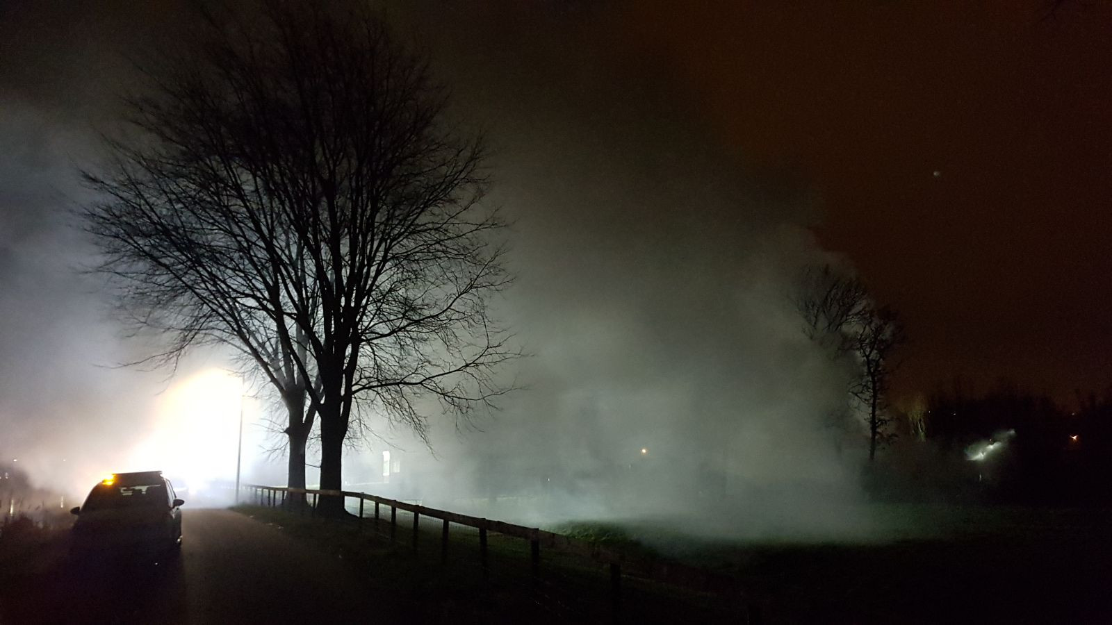 Schuur verwoest door brand Ouderkerkerdijk