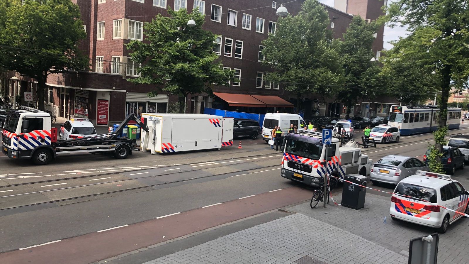 Ernstig gewonde na schietpartij in Beethovenstraat