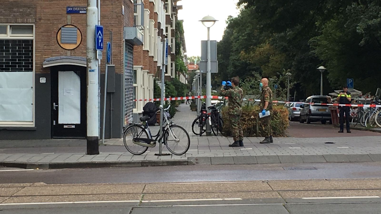 Explosief in de Jan Evertsenstraat