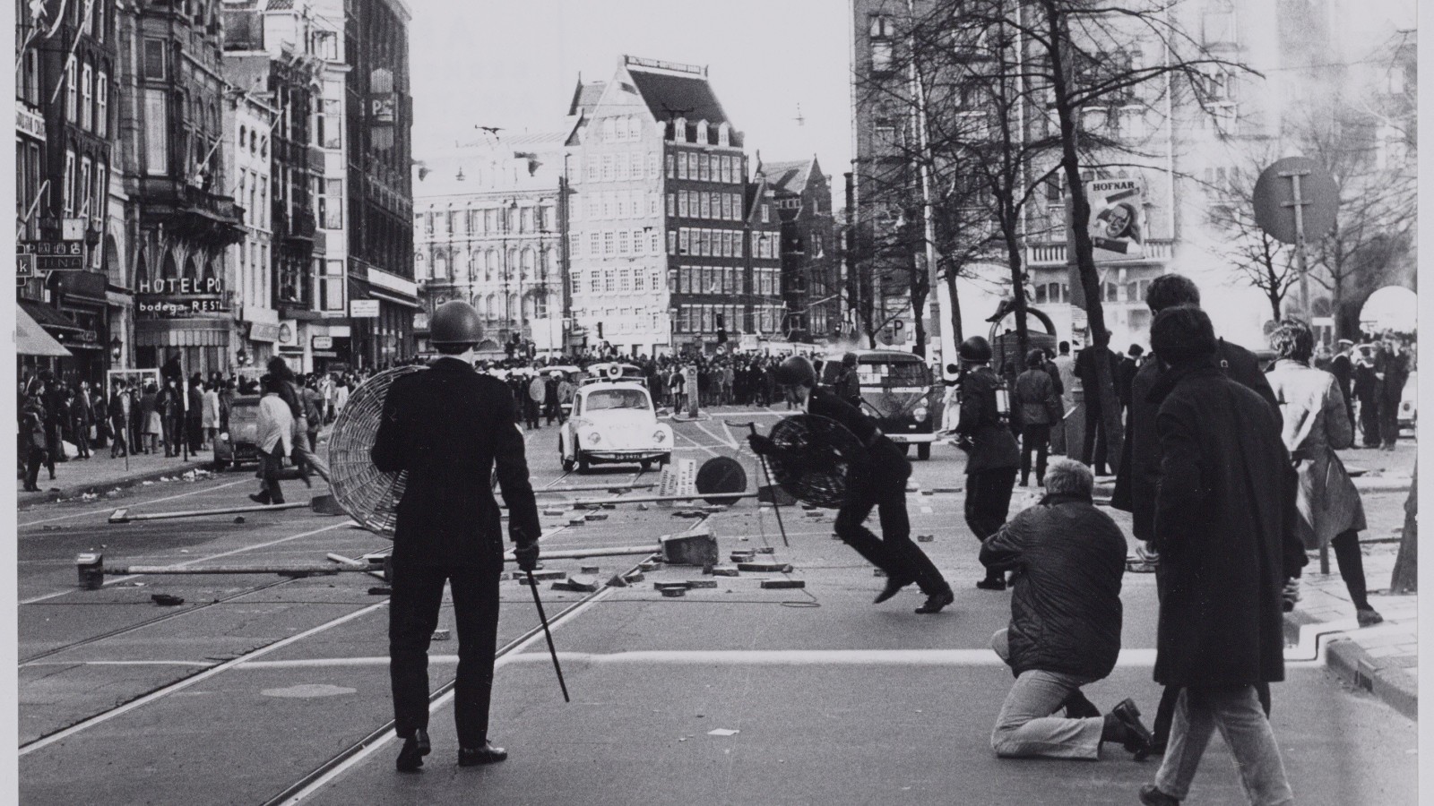  1968, stadsarchief, provo, protest, rellen
