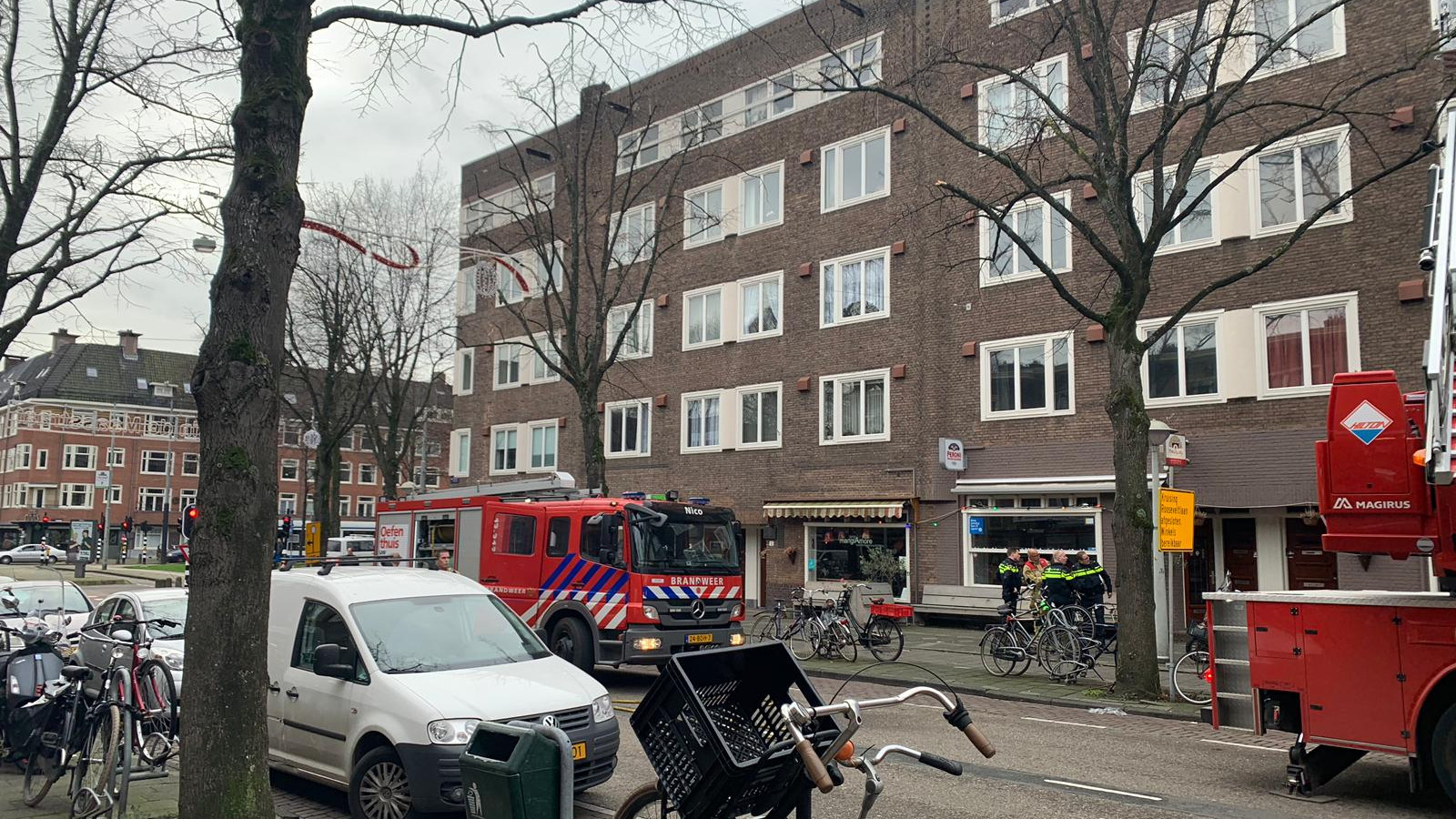 Woningbrand Maasstraat