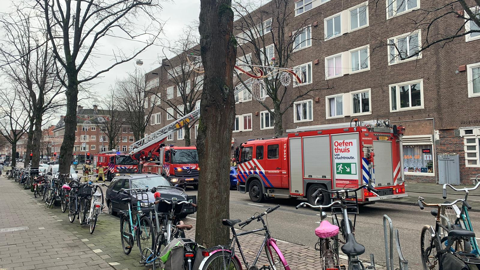 Woningbrand Maasstraat