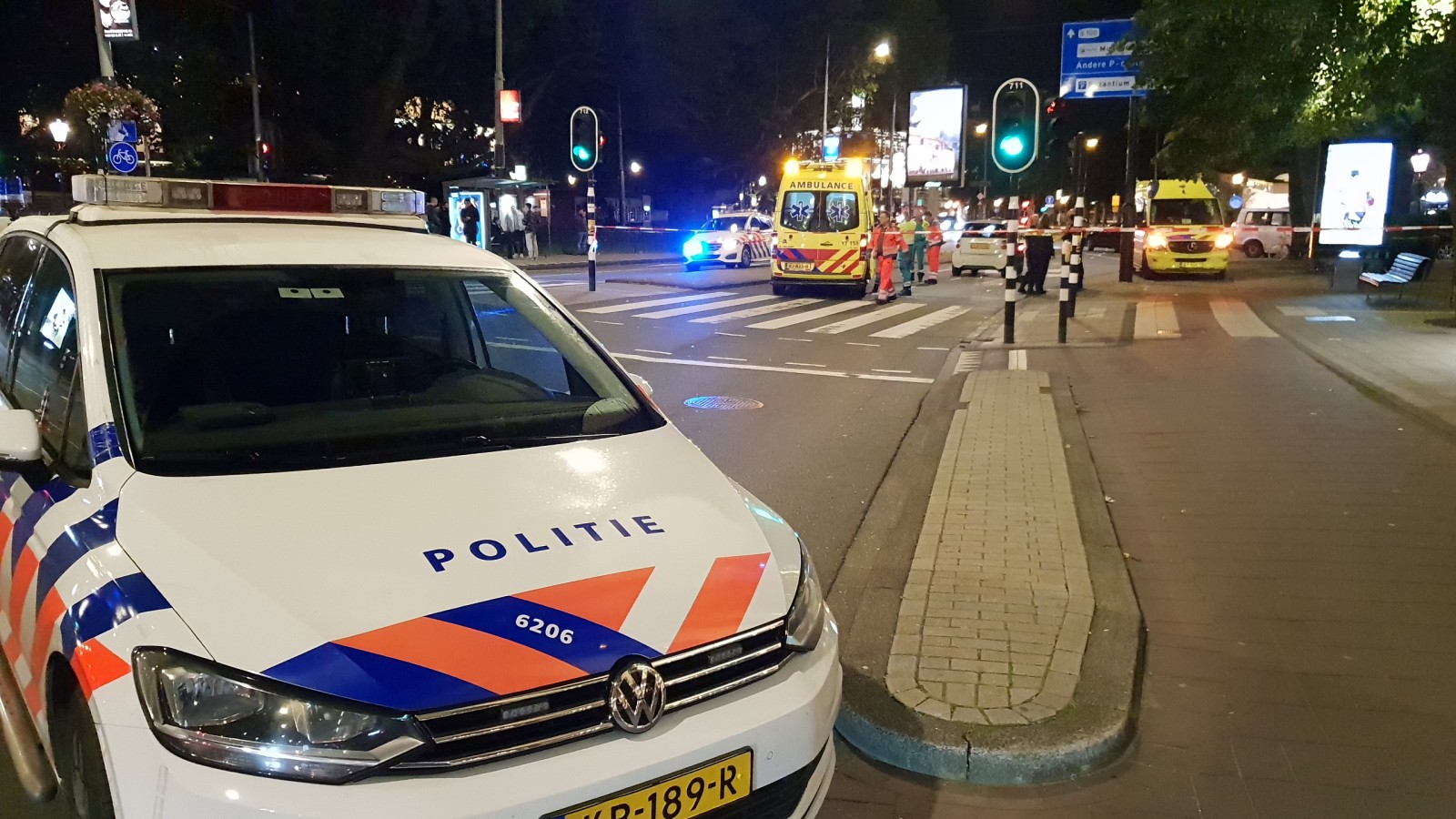 Fietser geschept Stadhouderskade