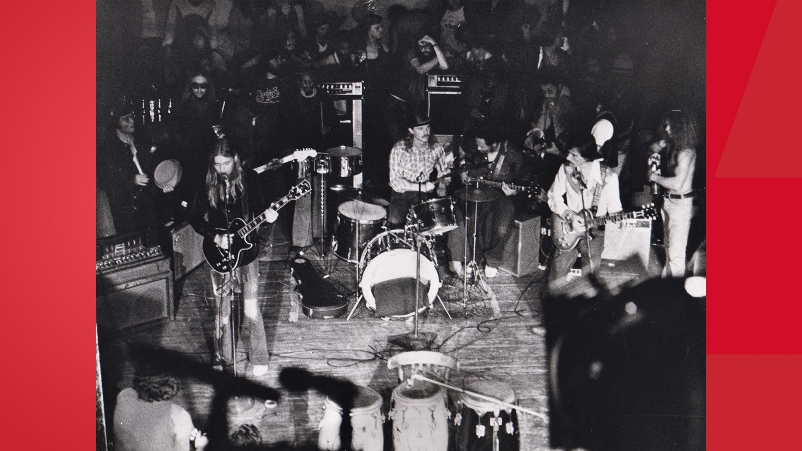 Allman Brothers Band en de Doobie Brothers uit 1974 Melkweg