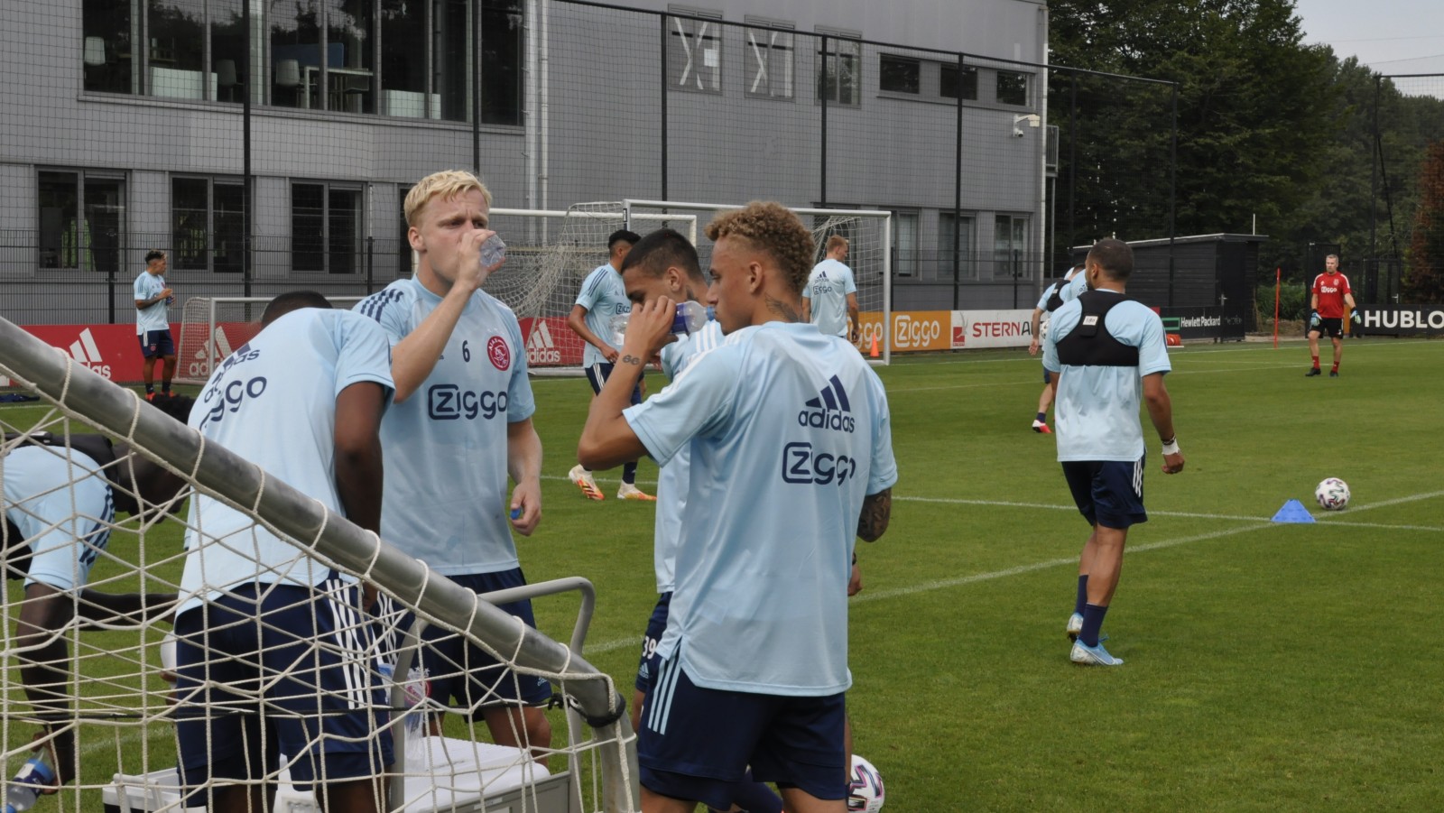 Eerste training Ajax