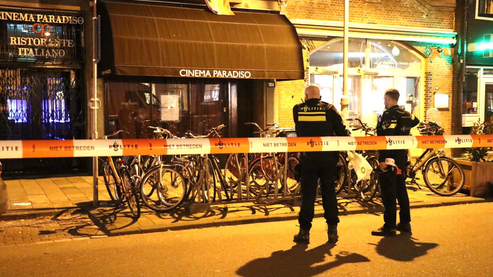 Italiaans restaurant beschoten