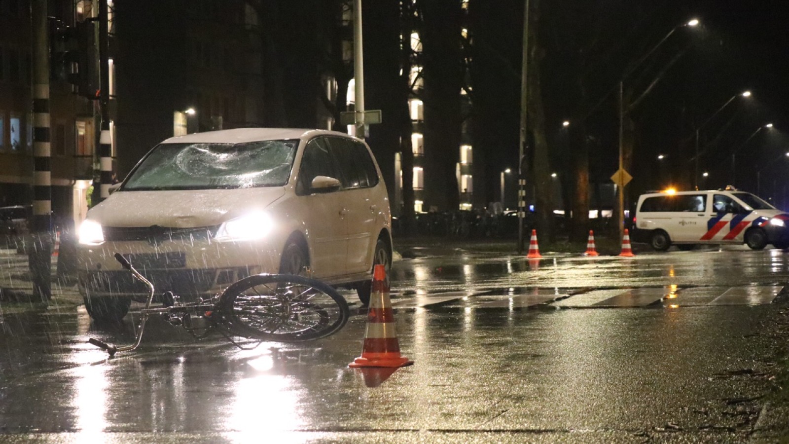 Aanrijding fietser Buitenveldert