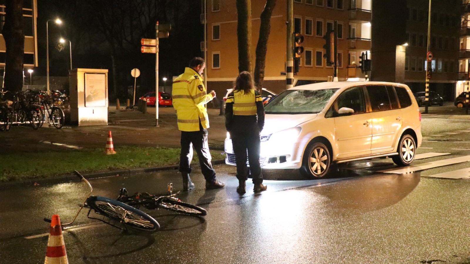 Aanrijding fietser Buitenveldert