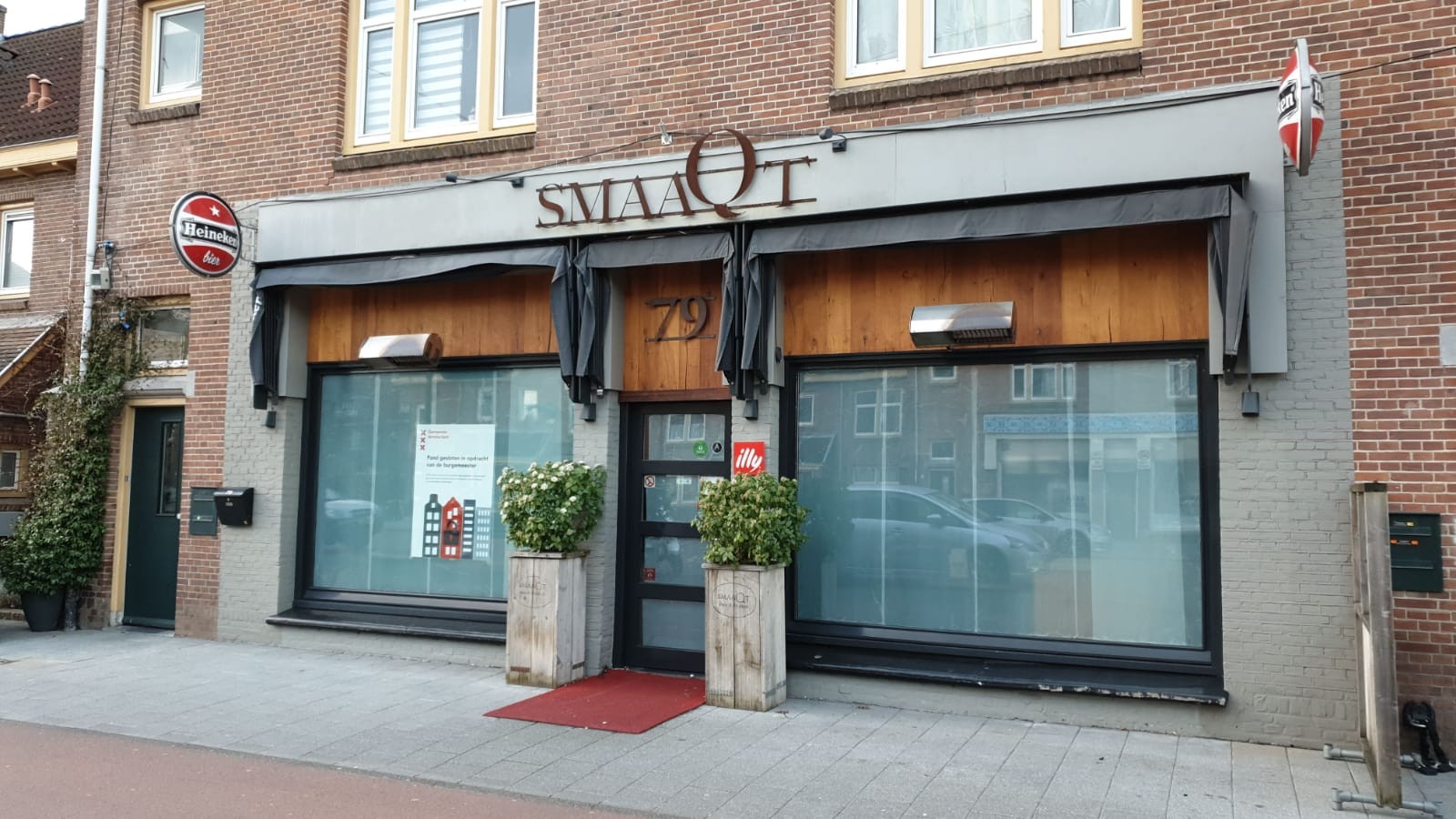 Restaurant in Van der Pekstraat gesloten