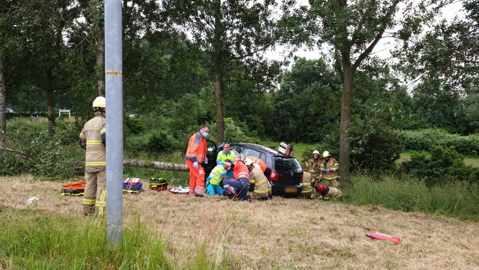 Twee gewonden bij ongeval op A10 Noord