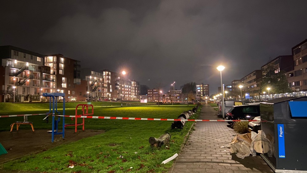 Huls bij speeltuin aangetroffen na gelost schot in Geuzenveld