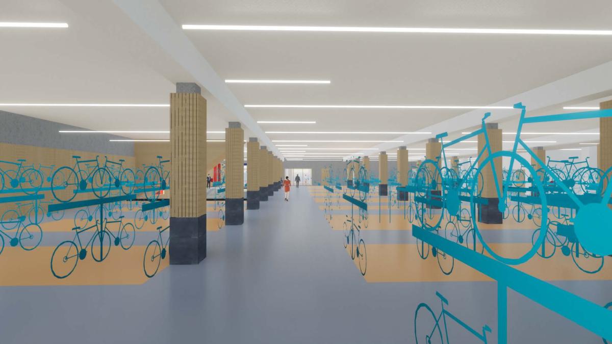 Sloterdijk krijgt stalling met plek voor tenminste 4.000 fietsen