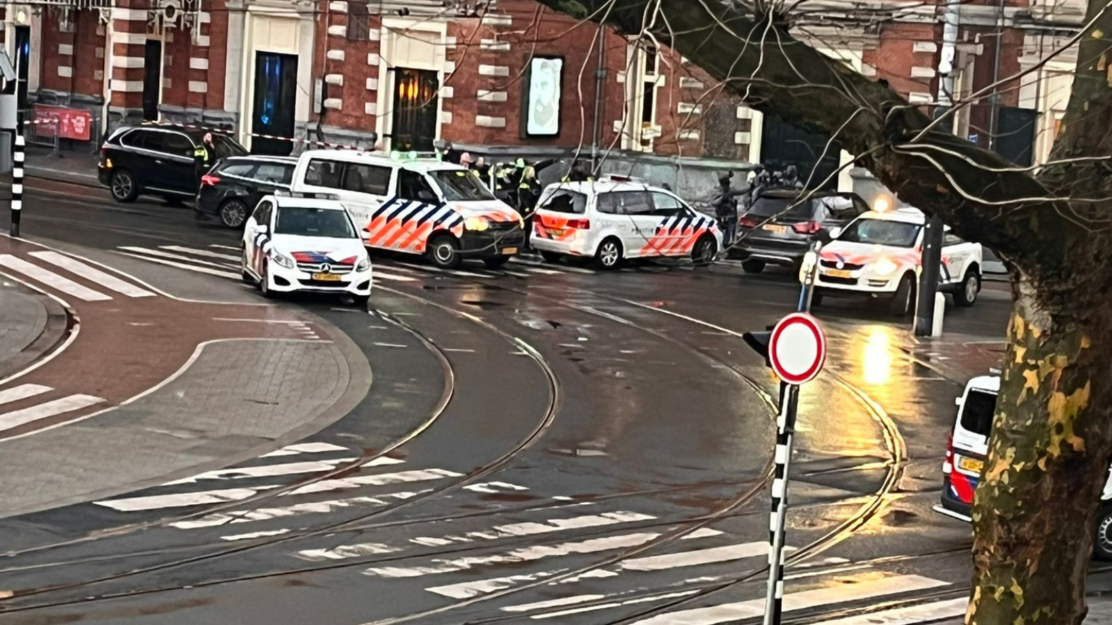 Politie massaal op Leidseplein