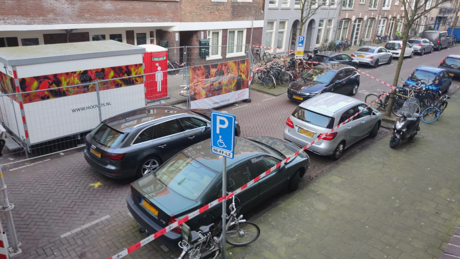 Onderzoek politie in Houtrijkstraat