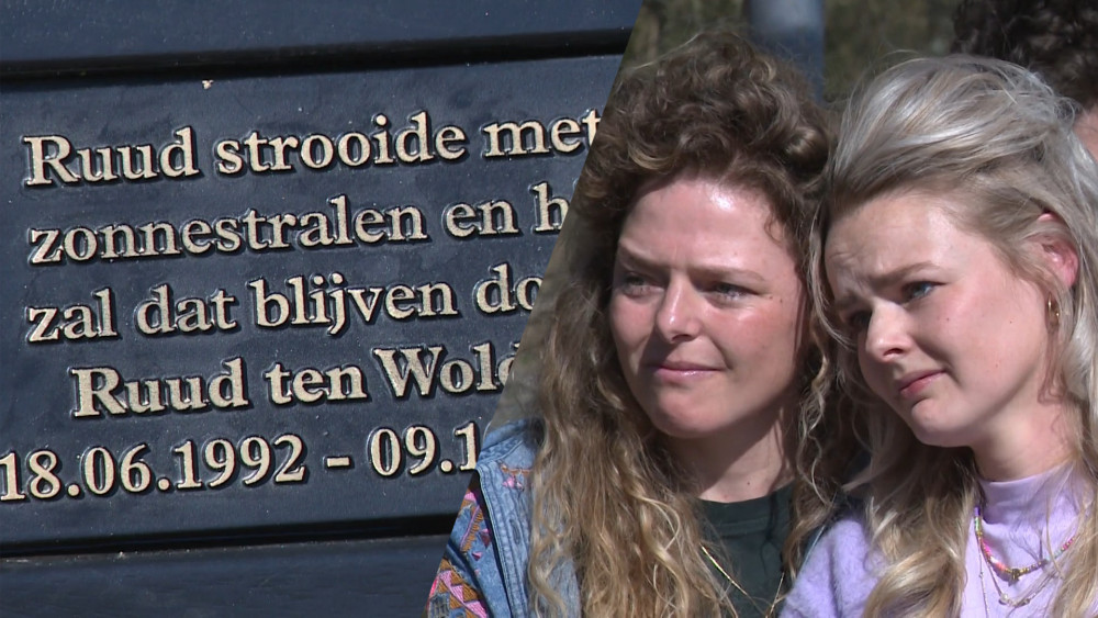 Bench in Vondelpark for deceased Ruud ten Wolde: “We were always here”