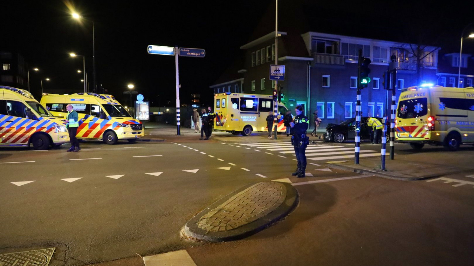 Gewonden bij ongeval Molukkenstraat