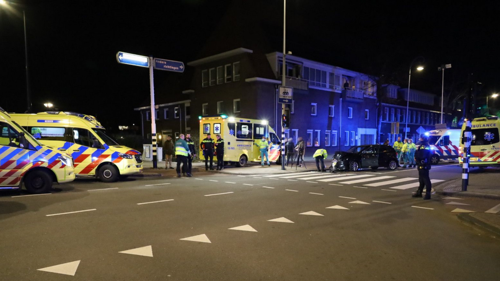 Gewonden bij ongeval Molukkenstraat