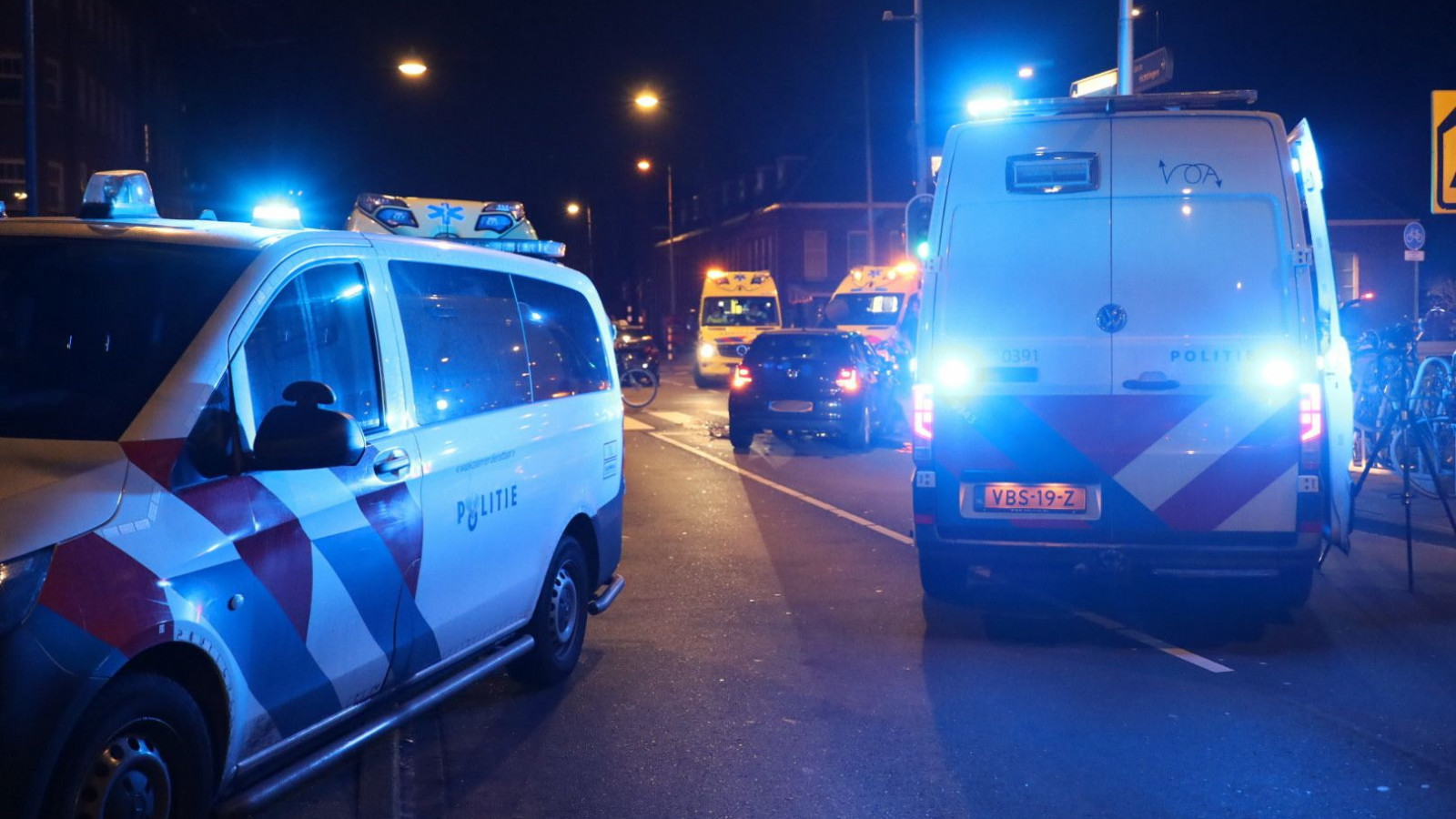 Gewonden bij ongeval Molukkenstraat