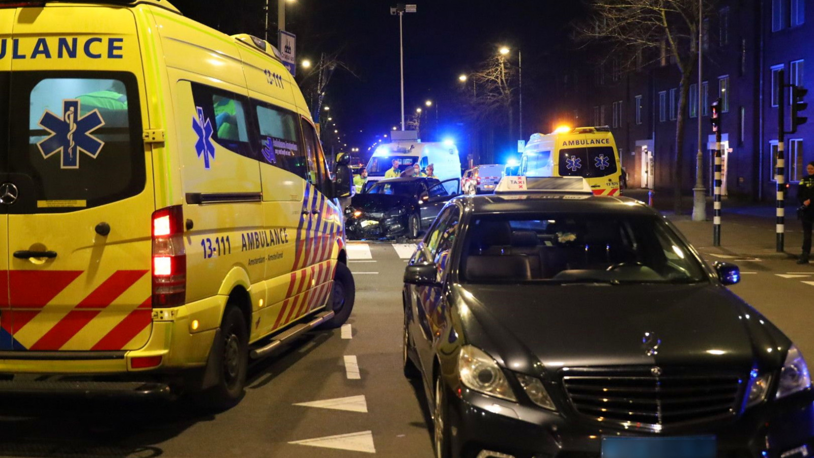 Gewonden bij ongeval Molukkenstraat