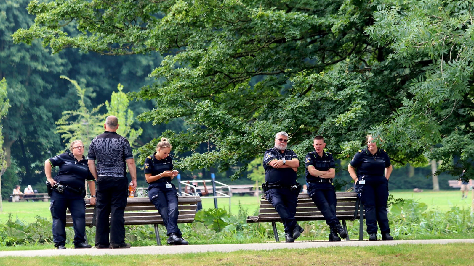 Vuurwapens en granaat gevonden in Erasmuspark