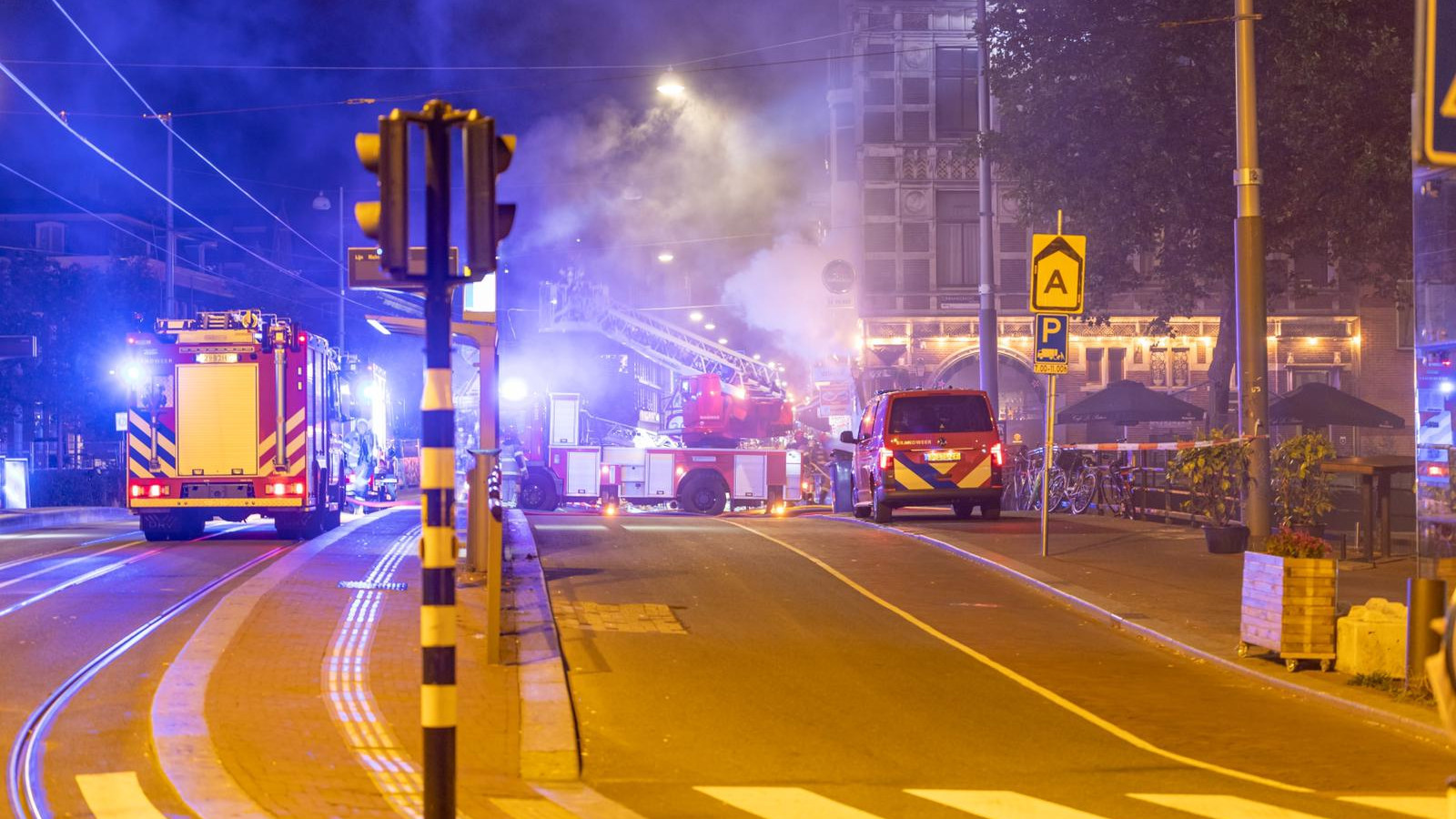 Explosie en brand Vijzelgracht