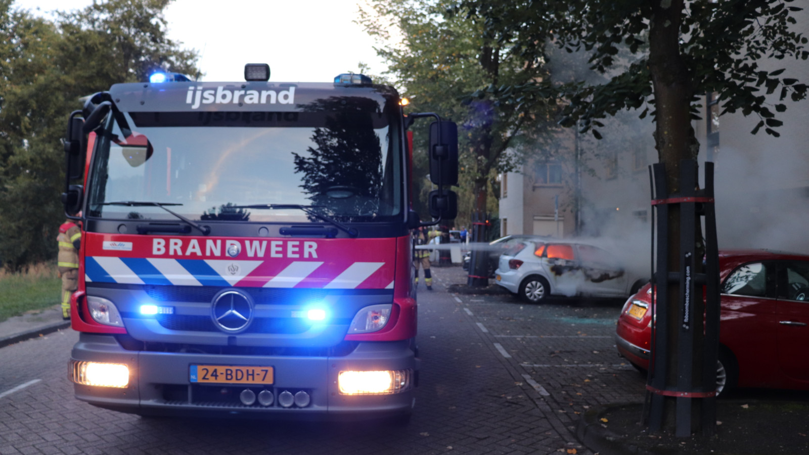Autobrand Marjoleinstraat