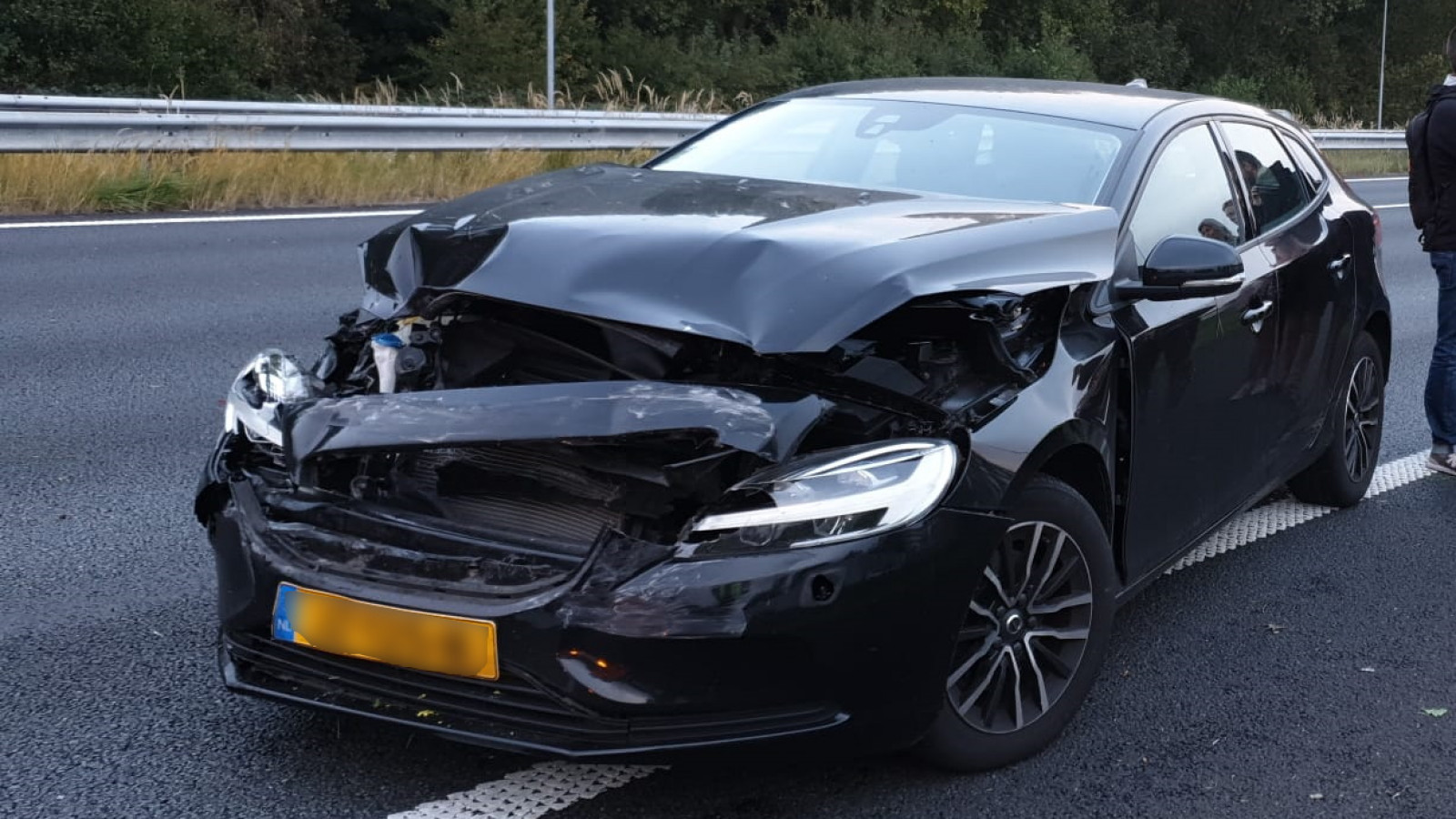 Aanrijding op A10 Noord