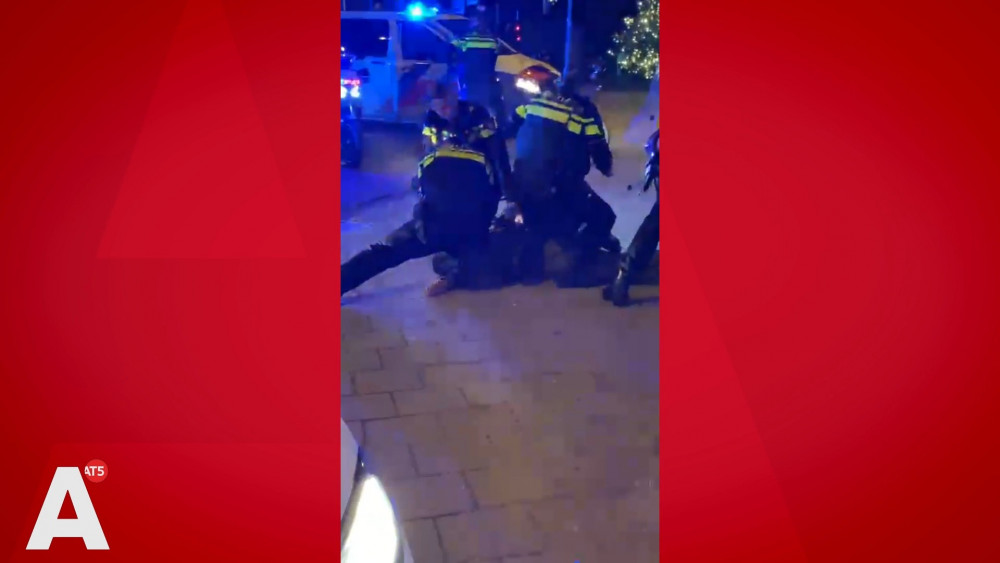 Scooterrijder door politie omvergereden tijdens achtervolging in Zuid