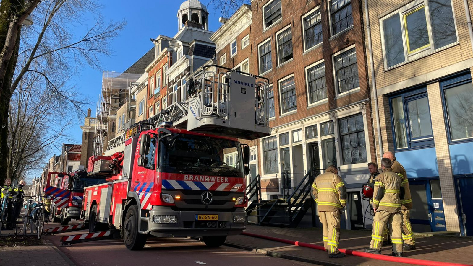 Brand in woning Wittenburgergracht