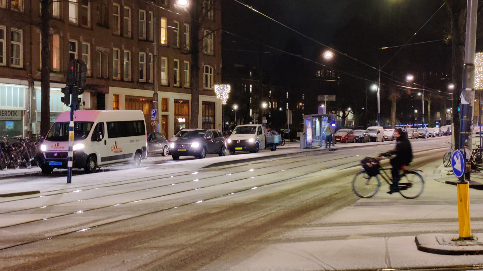 Sneeuw in de stad