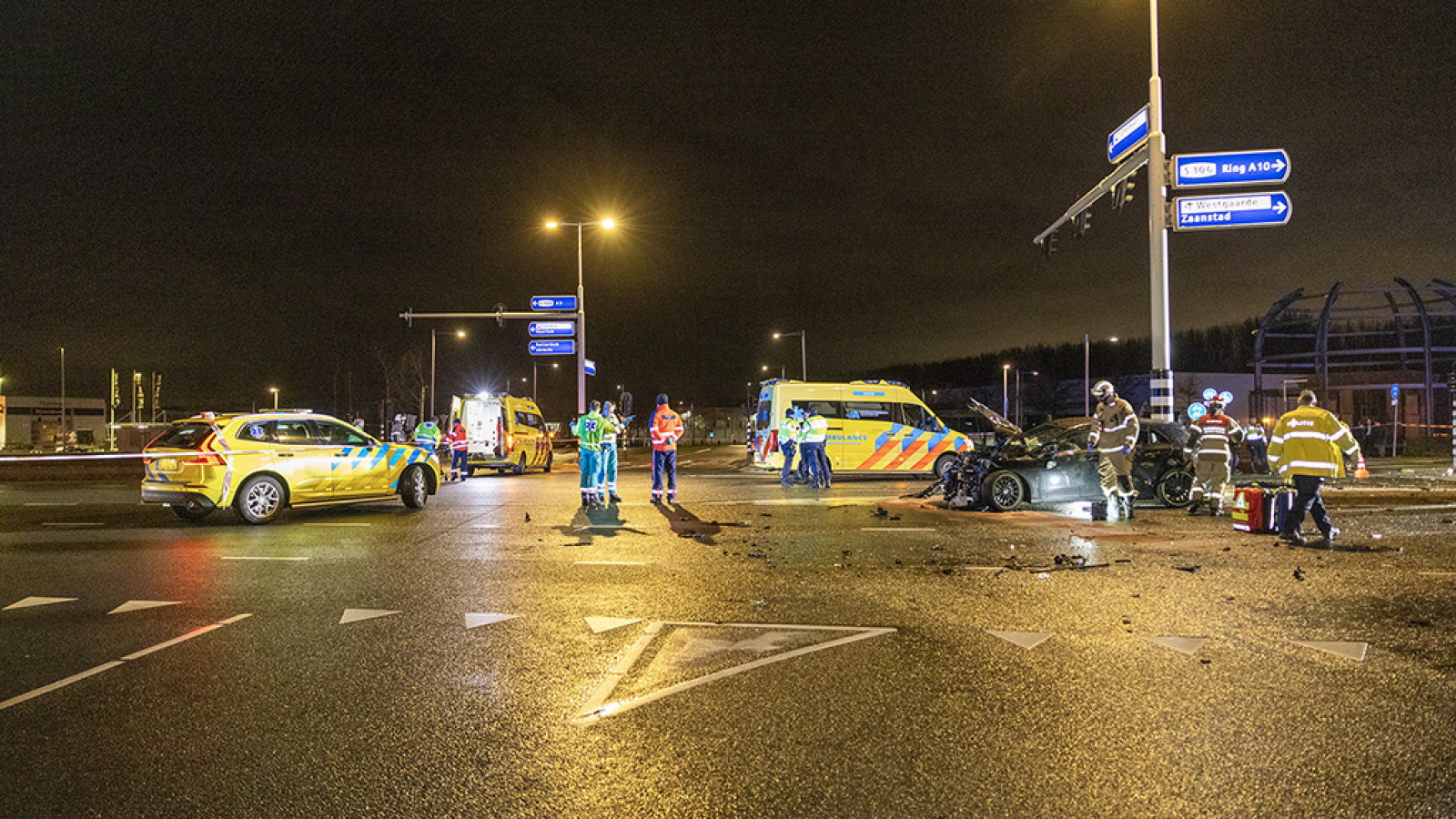 Aanrijding op Ookmeerweg