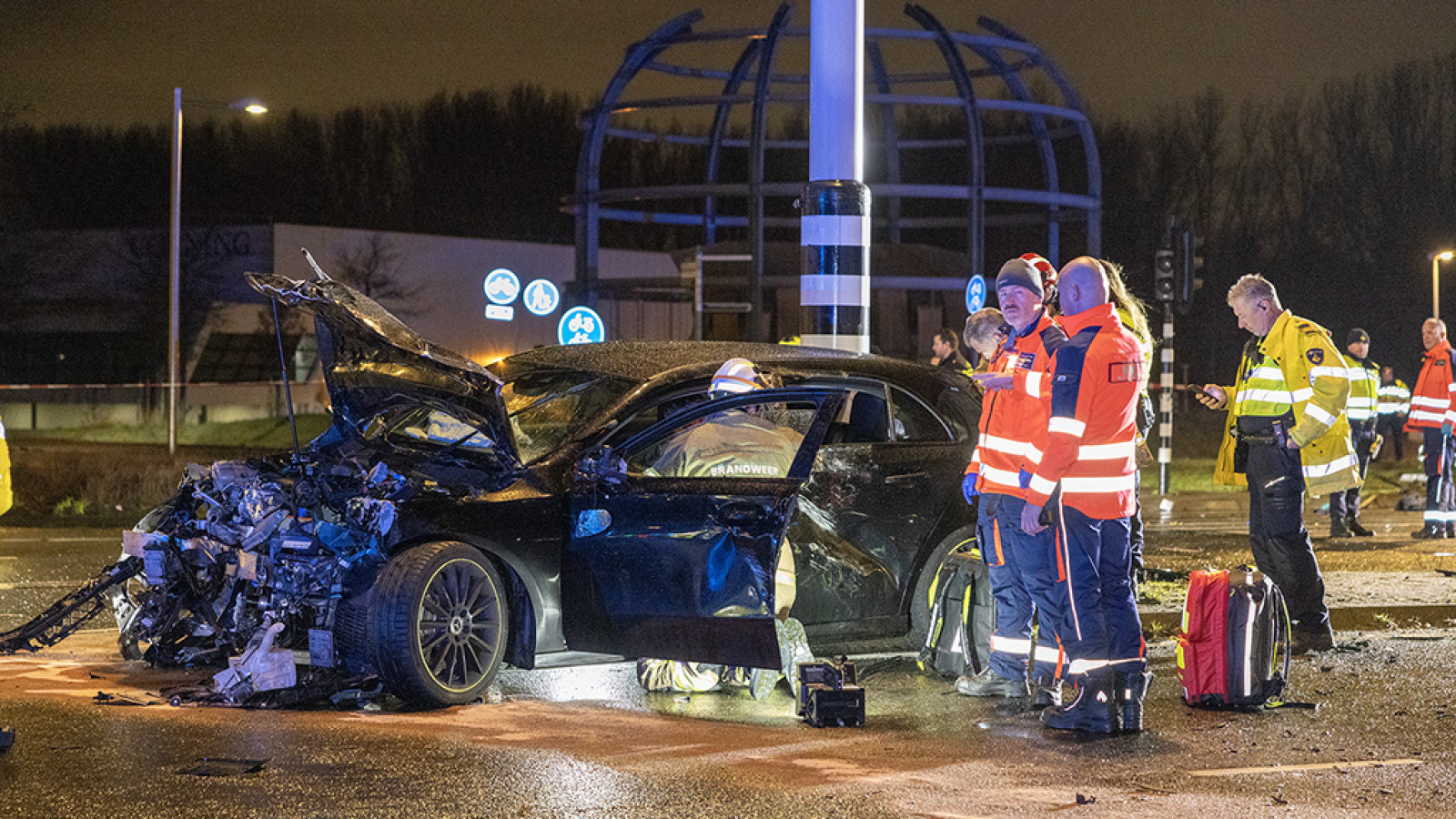 Aanrijding op Ookmeerweg