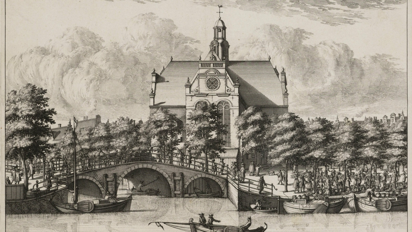 De Noorderkerk in 1693