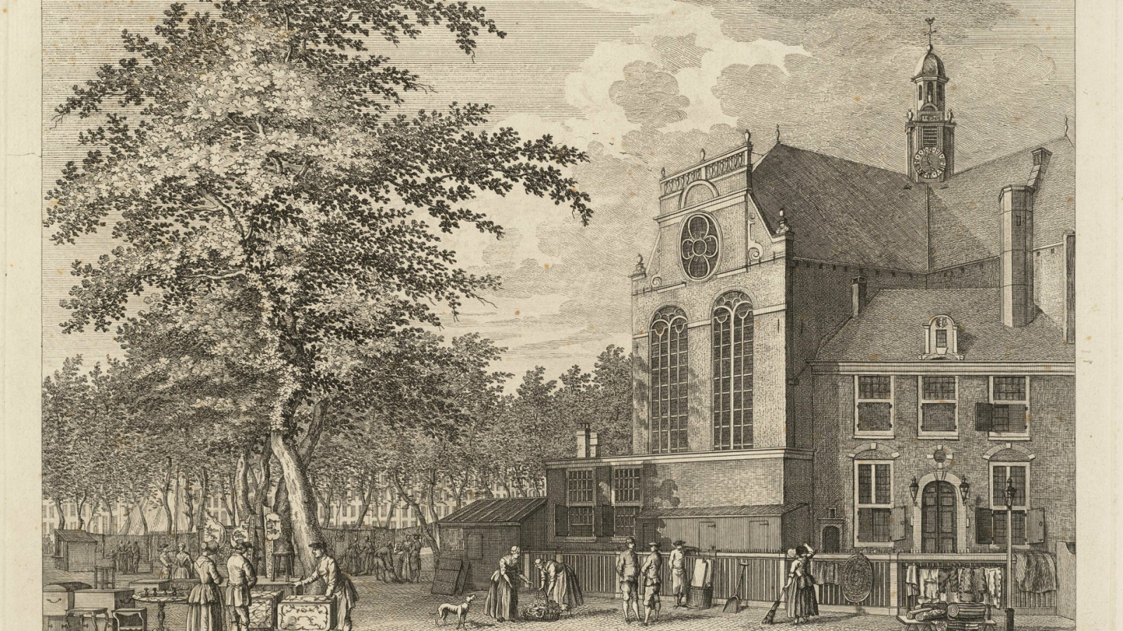 De Noorderkerk in 1775