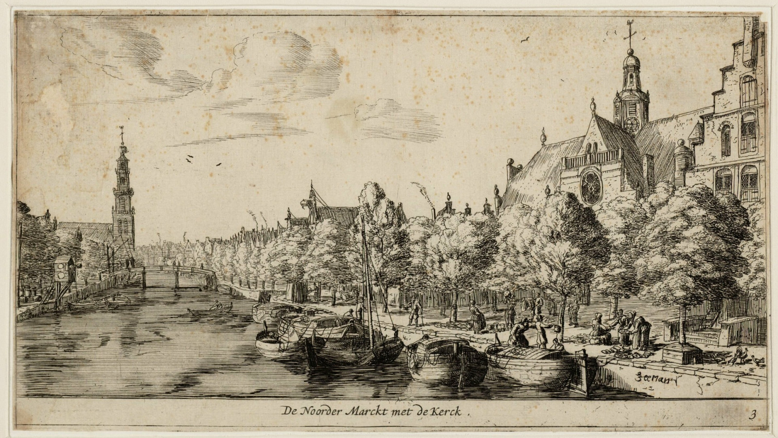 De Noorderkerk in 1659