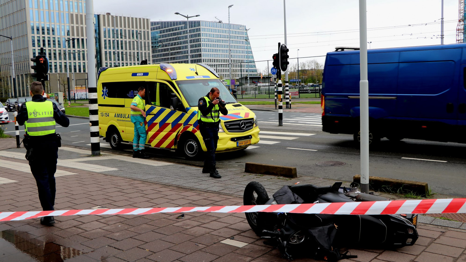 19-jarige bestuurder omgekomen bij ongeluk De Boelelaan