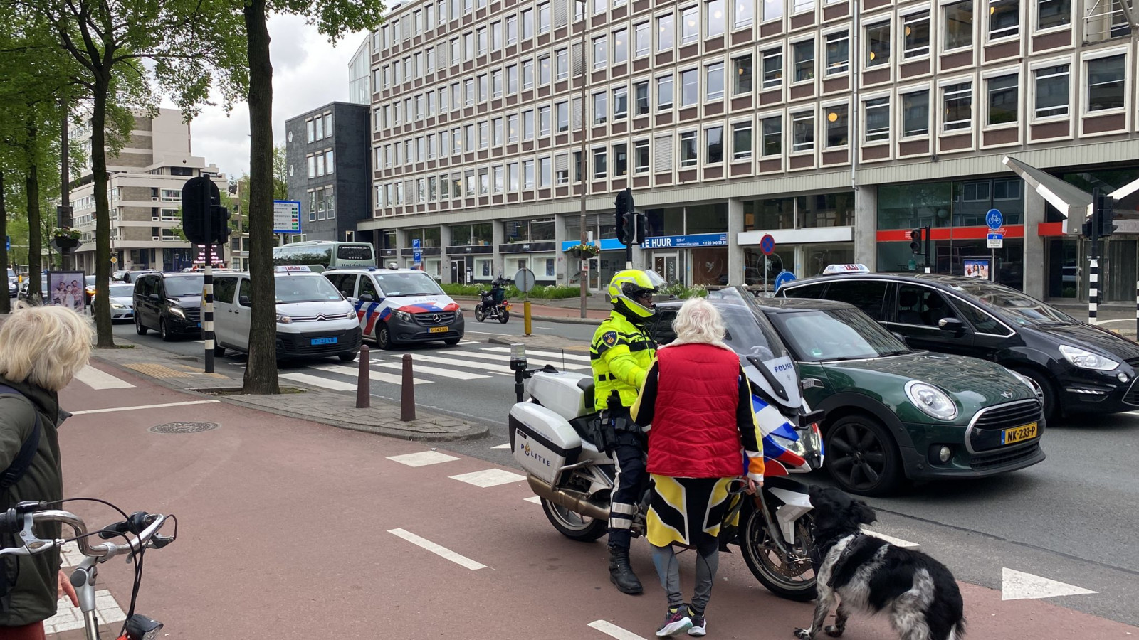 Taxiblokkade Weesperstraat
