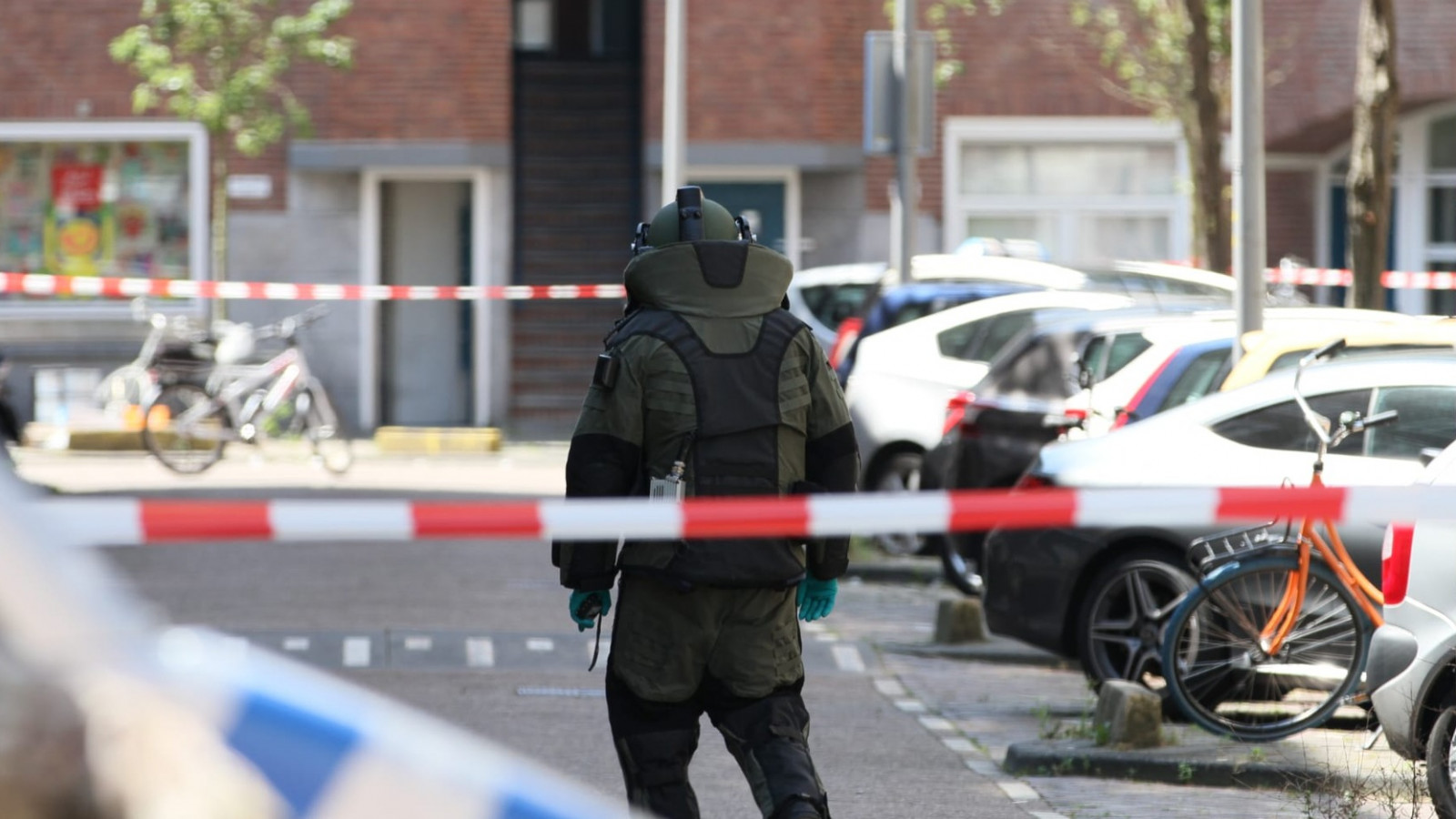 Explosieven aangetroffen Christiaan de Wetstraat