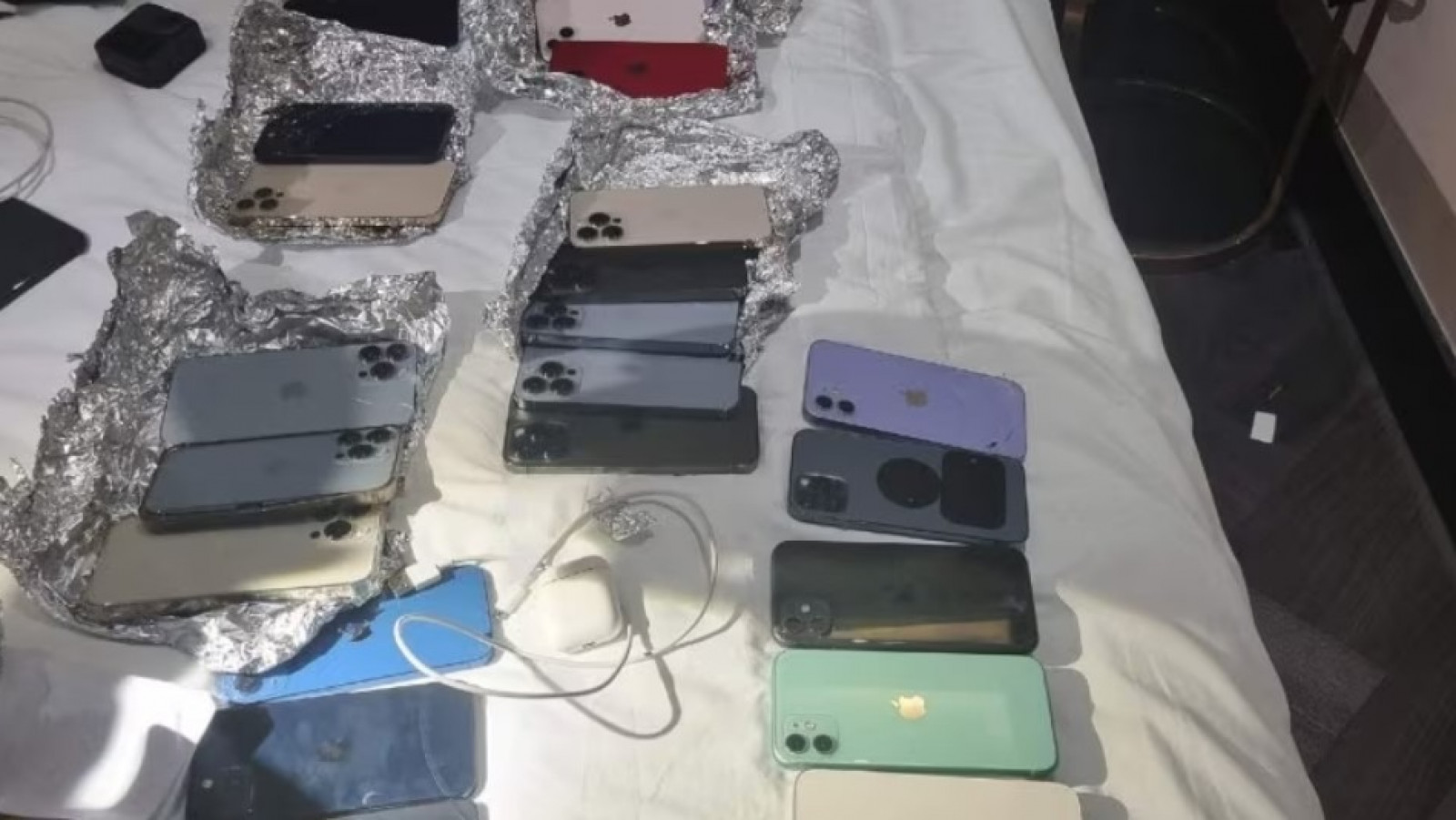Deze gestolen Iphones werden gevonden